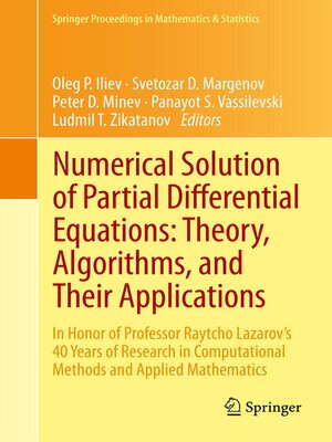 cover image of Numerical Solution of Partial Differential Equations